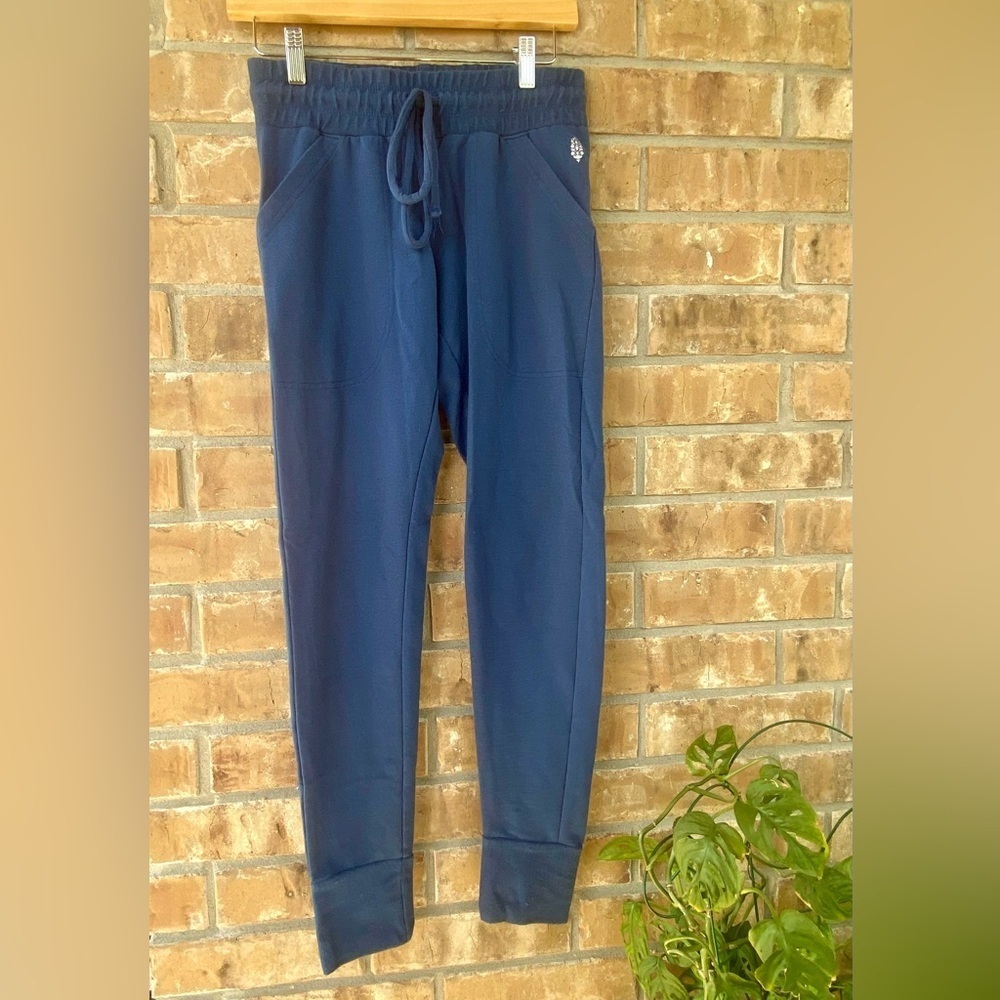 Free People Movement Sunny Skinny Sweatpants Joggers, Blue, Size XS - Picture 5 of 8